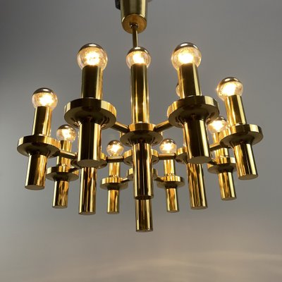 German Space Age Golden Ceiling Lamp, 1970s-VQG-1790906