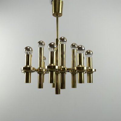 German Space Age Golden Ceiling Lamp, 1970s-VQG-1790906