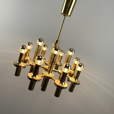 German Space Age Golden Ceiling Lamp, 1970s-VQG-1790906