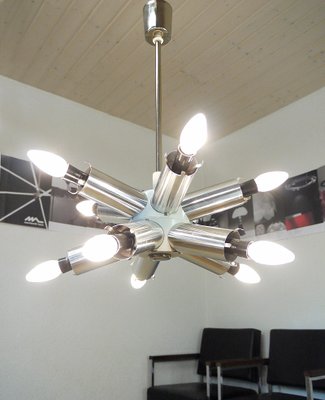 German Space Age Sputnik Ceiling Lamp from VEB Deutsche Werkstätten Hellerau, 1960s-DEK-561379