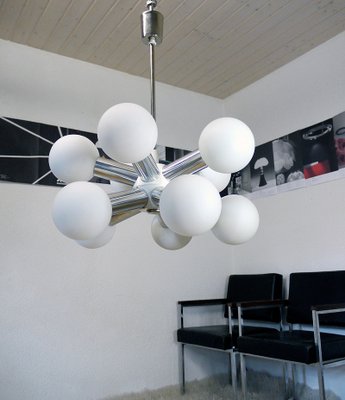 German Space Age Sputnik Ceiling Lamp from VEB Deutsche Werkstätten Hellerau, 1960s-DEK-561379