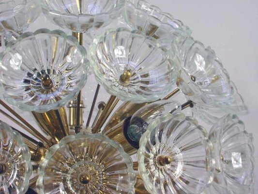 German Sputnik Dandelion 12-Light Chandelier, 1960s-OE-897758