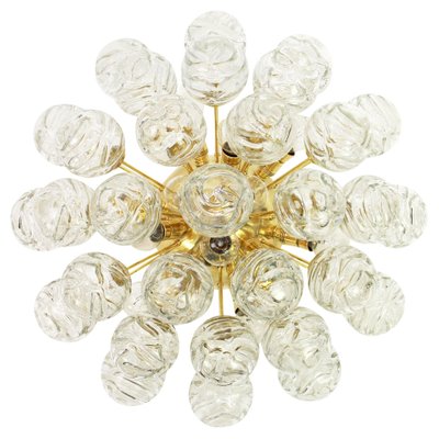 German Sputnik Flush Mount Glass Snowballs from Doria, 1970s-UGR-1086047