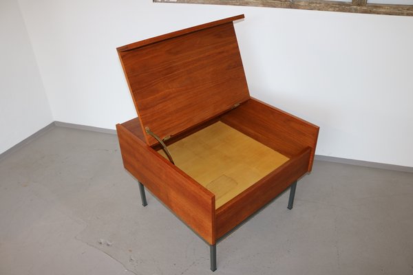 German Square Coffee Table in Teak from Cor, 1960s-FUP-1346068