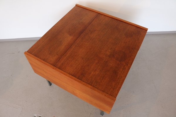 German Square Coffee Table in Teak from Cor, 1960s-FUP-1346068