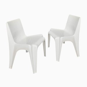 German Stackable Fiberglass BA 1171 Chairs by Helmut Bätzner for Bofinger, 1960s, Set of 2-JP-1117790