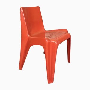 German Stackable Fiberglass Ba 1171 Side Chair by Helmut Bätzner for Bofinger, 1960s-JP-1126514