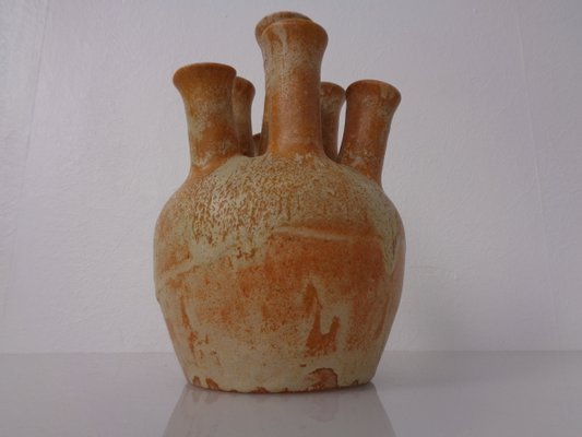 German Studio Ceramic Mushroom Vase by Lu & Gerd Grove, Lübeck, 1960s-RDW-2016668