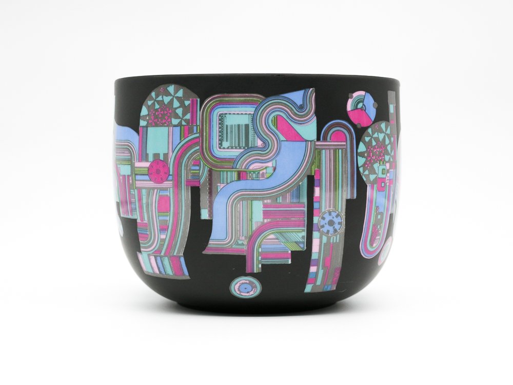 German Suomi Bowl by Eduardo Paolozzi & Timo Sarpaneva for Rosenthal Studio-Line, 1970s