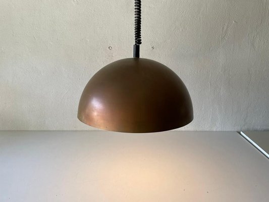 German Three Socket Pendant Lamp in Copper by Beisl, 1970s-RDS-1294450