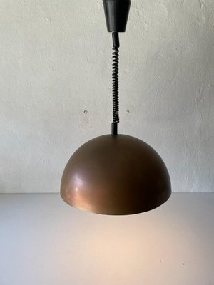 German Three Socket Pendant Lamp in Copper by Beisl, 1970s-RDS-1294450