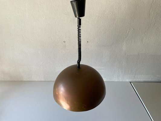 German Three Socket Pendant Lamp in Copper by Beisl, 1970s-RDS-1294450