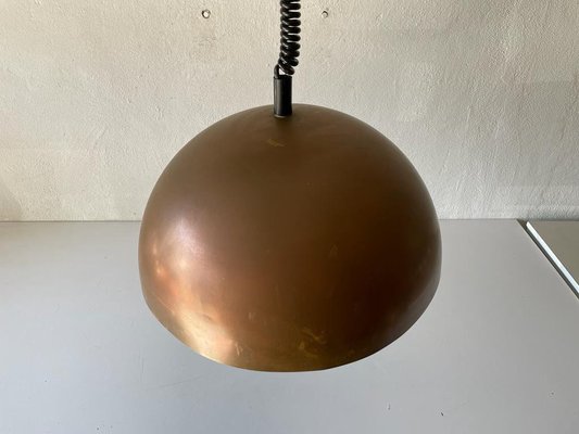 German Three Socket Pendant Lamp in Copper by Beisl, 1970s-RDS-1294450