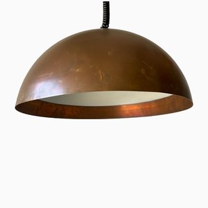 German Three Socket Pendant Lamp in Copper by Beisl, 1970s-RDS-1294450