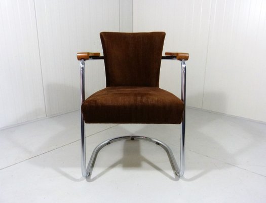 German Tubular Easy Chair, 1950s-TU-724842