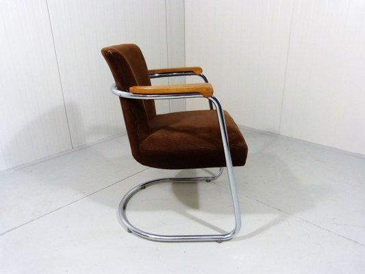 German Tubular Easy Chair, 1950s-TU-724842