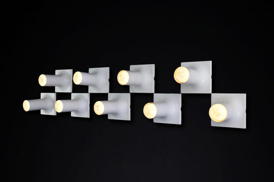 German Wall Lights by Rolf Krüger for Staff Leuchten, 1960s, Set of 124