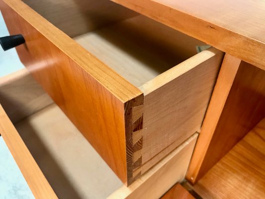 German Walnut Chest with Pin Legs from Veralux, 1960s-JP-965770