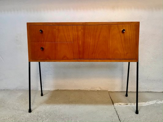 German Walnut Chest with Pin Legs from Veralux, 1960s-JP-965770