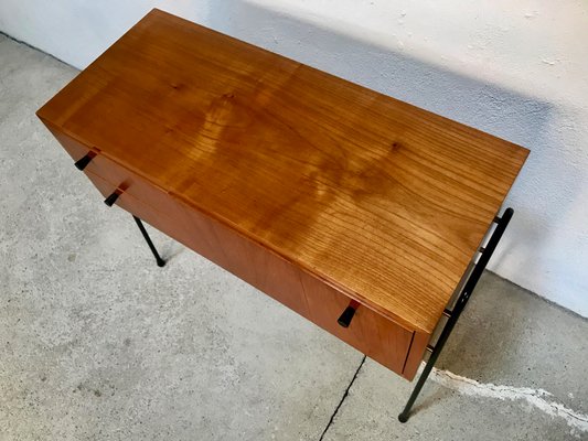 German Walnut Chest with Pin Legs from Veralux, 1960s-JP-965770