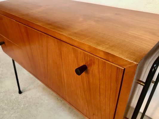 German Walnut Chest with Pin Legs from Veralux, 1960s-JP-965770