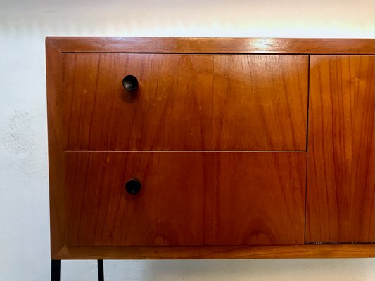 German Walnut Chest with Pin Legs from Veralux, 1960s-JP-965770