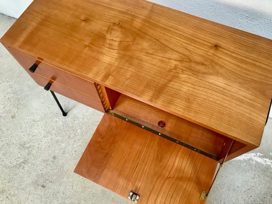 German Walnut Chest with Pin Legs from Veralux, 1960s-JP-965770