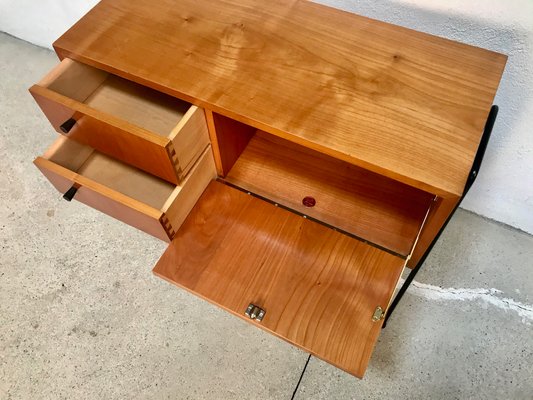 German Walnut Chest with Pin Legs from Veralux, 1960s-JP-965770