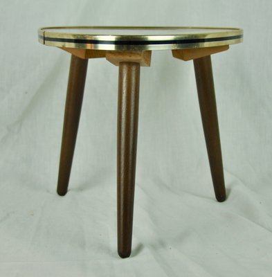 German White and Gray Side Table, 1950s-ROJ-716795