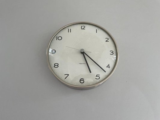 German Wigo Minimalist Wall Clock, 1970s-RDS-1734568