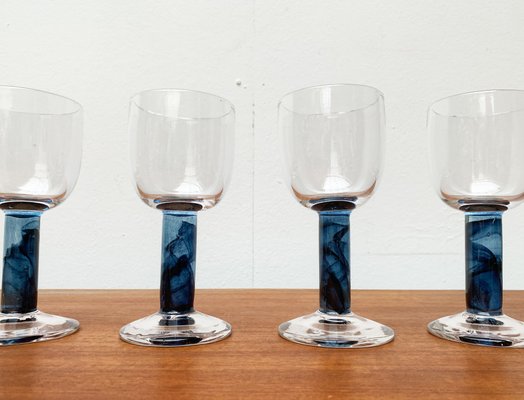 German Wine Glasses by Regina Kaufmann for Glashagen Hütte, Set of 6-UAH-1181228