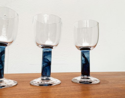 German Wine Glasses by Regina Kaufmann for Glashagen Hütte, Set of 6-UAH-1181228