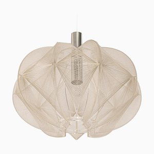 German Wire Pendant Lamp by Paul Secon for Sompex Clear, 1970s-UGR-1310692