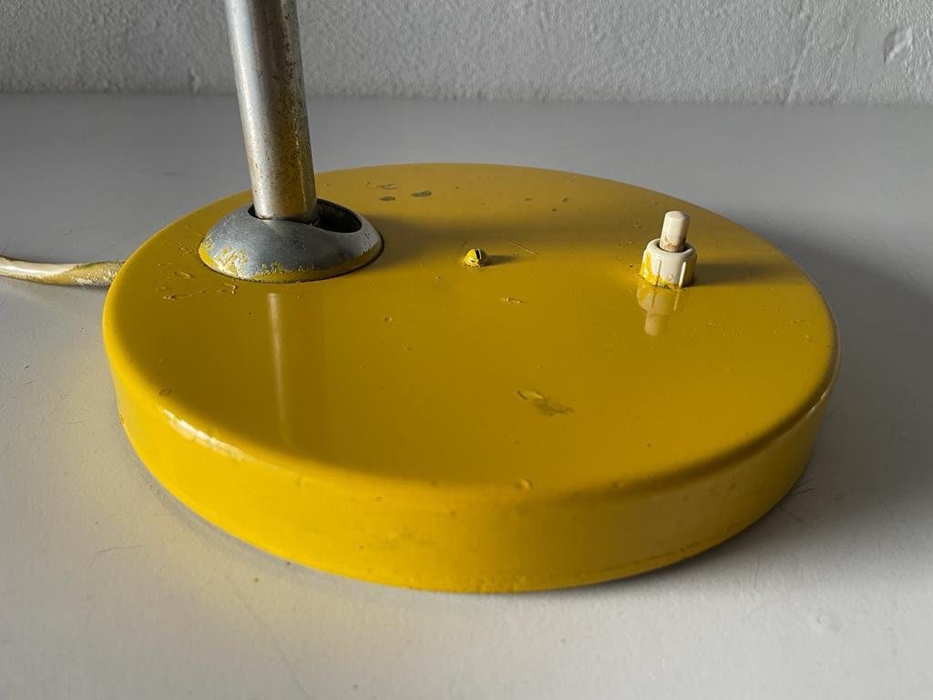 German Yellow Table Lamp by Bur Leuchten, 1950s