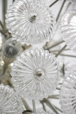 Germany Crystal Snowball Sputnik Chandelier from Palwa, 1960s-DEK-1383206