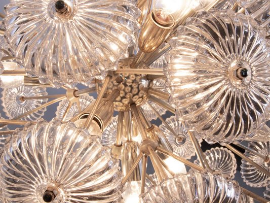 Germany Crystal Snowball Sputnik Chandelier from Palwa, 1960s-DEK-1383206