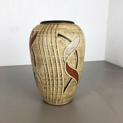 Germany Multi-Color Ceramic Pottery Vase by Franz Schwaderlapp for Sawa Ceramic, 1960s-QZ-1143235