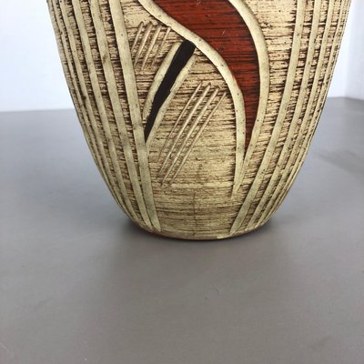 Germany Multi-Color Ceramic Pottery Vase by Franz Schwaderlapp for Sawa Ceramic, 1960s-QZ-1143235