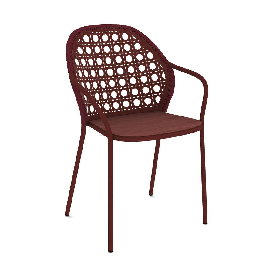 BRISE 24 - Stainless steel garden chair with armrests