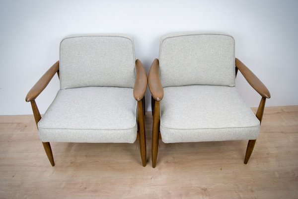 GFM-87 Armchairs by Juliusz Kedziorek for Gościcińskie Furniture, 1960s, Set of 2-NIT-888487