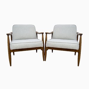 GFM-87 Armchairs by Juliusz Kedziorek for Gościcińskie Furniture, 1960s, Set of 2-NIT-888487