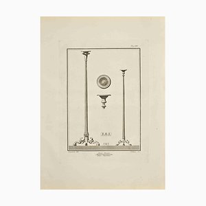 Giacomo Casanova, Ancient Roman Decorations, Etching, 18th Century-ZCI-1453319