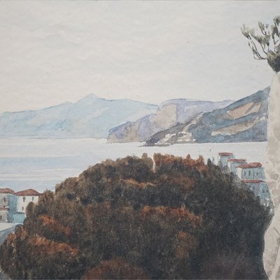 Giacomo Maganzini, Varigotti, 1970s, Watercolor-EZ-2022868