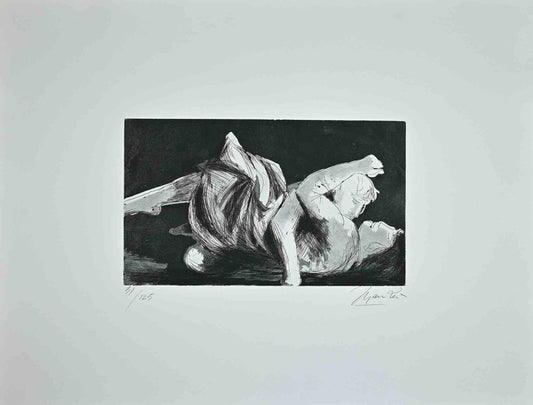 Giacomo Manzú, Lovers II, Etching, 1970