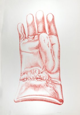 Giacomo Porzano, Red Glove, 1972, Etching-ZCI-2018700