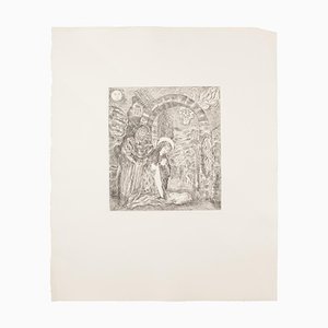 Gian Paolo Berto, The Cave of Bethlehem, Etching on Paper, 1976-ZCI-871010