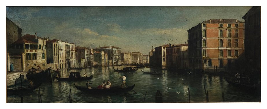 Giancarlo Gorini, Venice, Italian School, Oil on Canvas, Framed-YUW-1305983