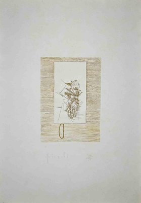 Giannetto Fieschi, Hand, Original Etching, Mid, 20th-Century-ZCI-1164091