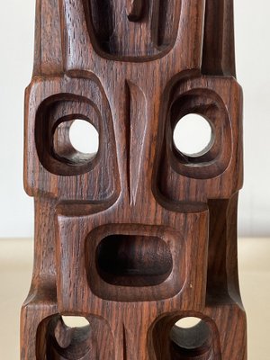 Gianni Pinna, Abstract Sculpture, 1960s, Rosewood-NPC-1818698