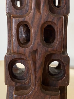 Gianni Pinna, Abstract Sculpture, 1960s, Rosewood-NPC-1818698